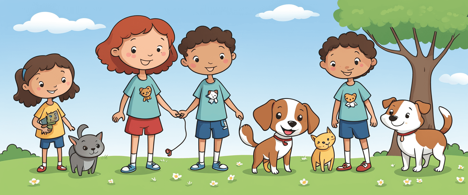 KIDS WITH PETS
