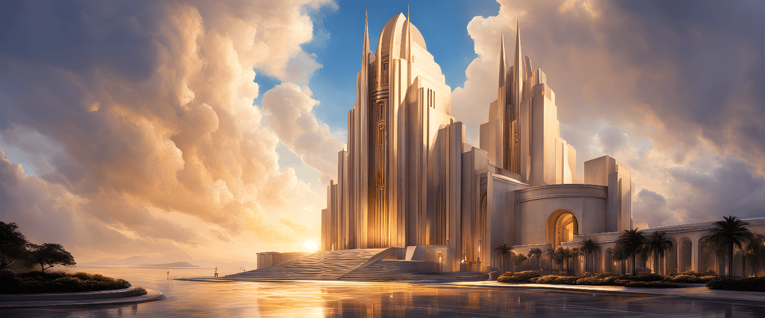 Fantastical Art Deco architecture